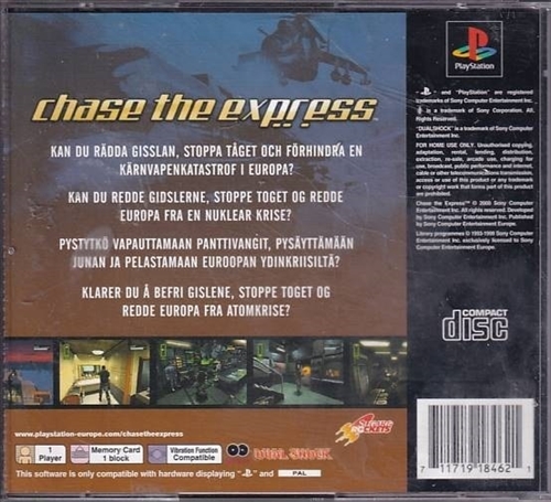 Chase the Express - PS1 (B Grade) (Genbrug)